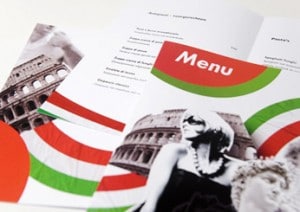 XXL-press-Menu-kaarten